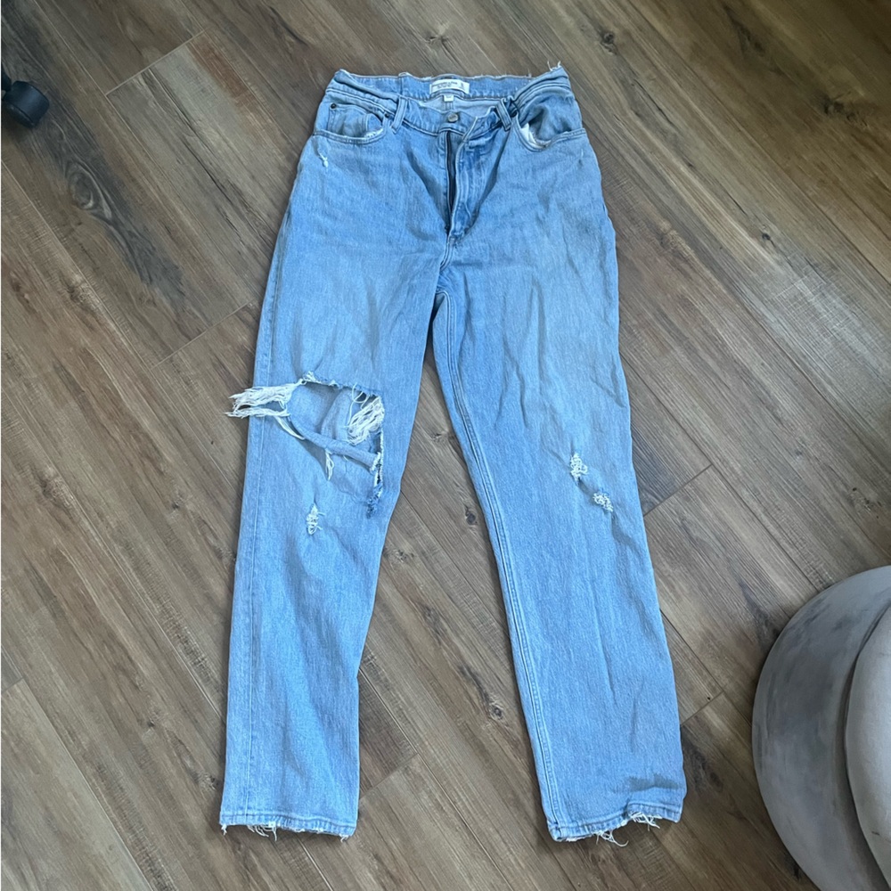 Abercrombie 90s Straight Ultra High Rise Jeans